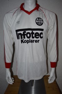 1981 - 1983 Spielertrikot Matchworn Away Langarm vorn