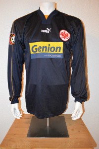 2000 - 2001 Spielertrikot Matchworn Petr Houbtchev blaues Ausweichtrikot 3rd