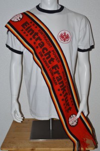 Fanschal 1980er Jahre Kings vom Main schwarz-rot-gold