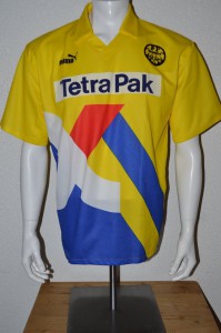 Spielertrikot Matchworn Manni Binz 1993-94 oder 1994-95 Away