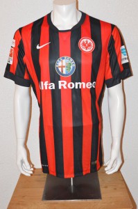2014-15 Spielertrikot Matchworn Alex Meier 21.03.15 in Stuttgart Integrationsspieltag