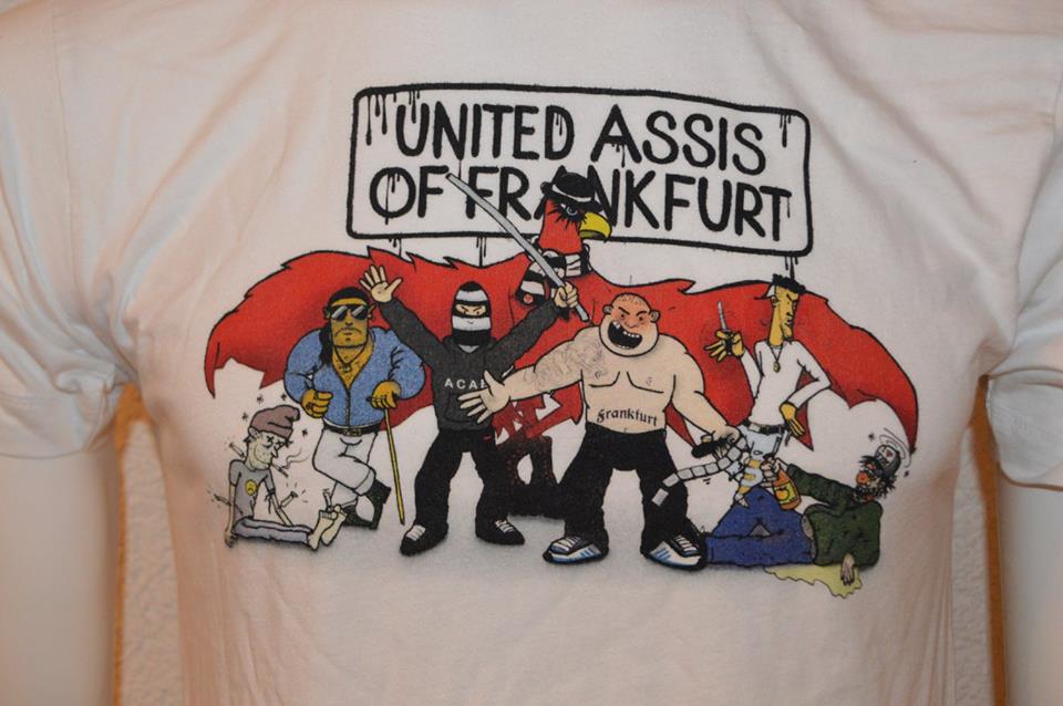 UF97 T-Shirt United Assis of Frankfurt Detail