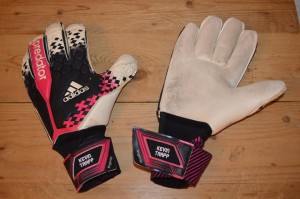 2014 - 2015 Torwarthandschuhe Matchworn Kevin Trapp vs. Gladbach