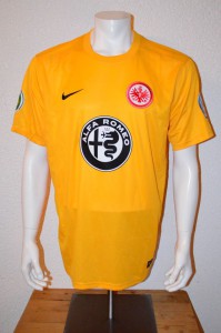 2015 - 2016 Spielertrikot Matchvorbereitet Alex Meier DFB Pokal Ausweichtrikot in Aue Detail