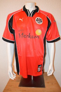 1998 - 1999 Fanshoptrikot Heimtrikot mit schwarzem Werbeflock